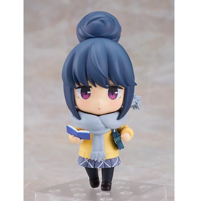 Alt view image 2 of 3 - Nendoroid Rin Shima School Uniform Ver. Laid-Back Camp