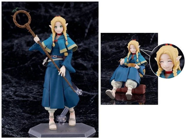 Main image of figma Marcille (Delicious in Dungeon) w/ Closed-Eyes Smiling Face Part