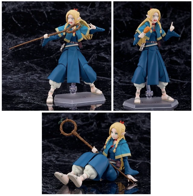Alt view image 3 of 7 - figma Marcille (Delicious in Dungeon) w/ Closed-Eyes Smiling Face Part