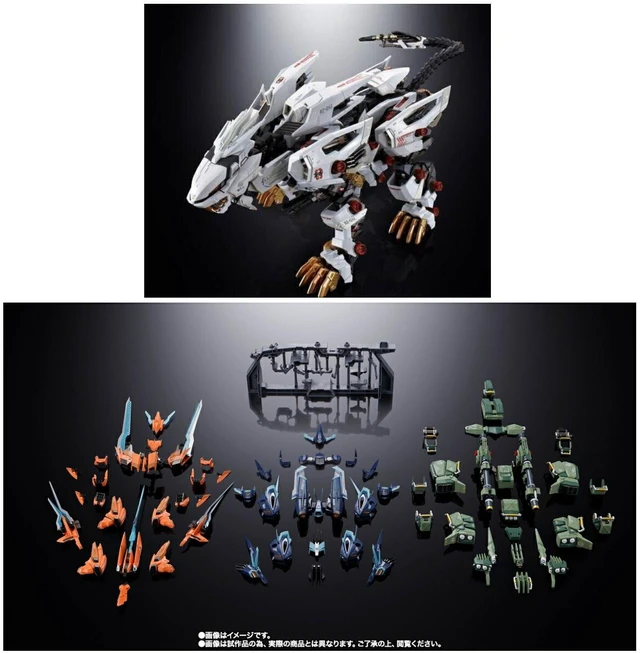 Main image of Chogokin RZ-041 Liger Zero & Changing Armor Set