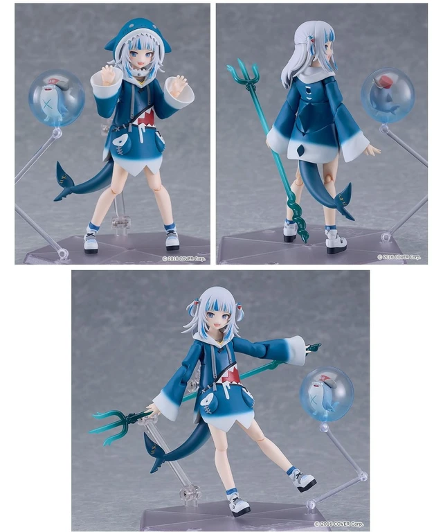 Alt view image 2 of 7 - figma Gawr Gura w/ Wink Face (Hololive Production)