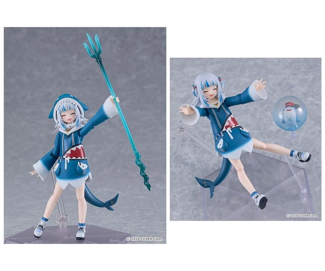 Alt view image 3 of 7 - figma Gawr Gura w/ Wink Face (Hololive Production)