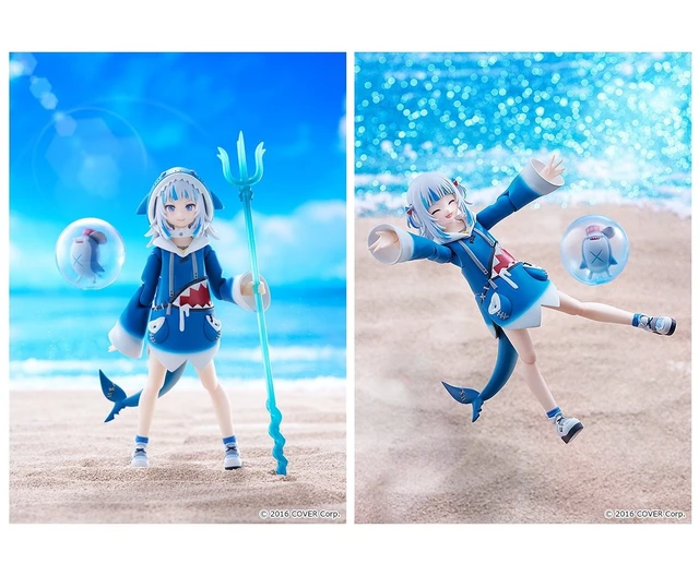 Alt view image 6 of 7 - figma Gawr Gura w/ Wink Face (Hololive Production)