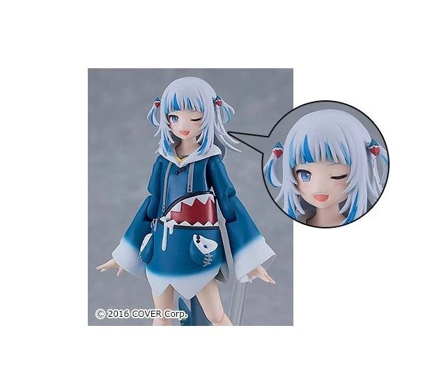 Alt view image 5 of 7 - figma Gawr Gura w/ Wink Face (Hololive Production)