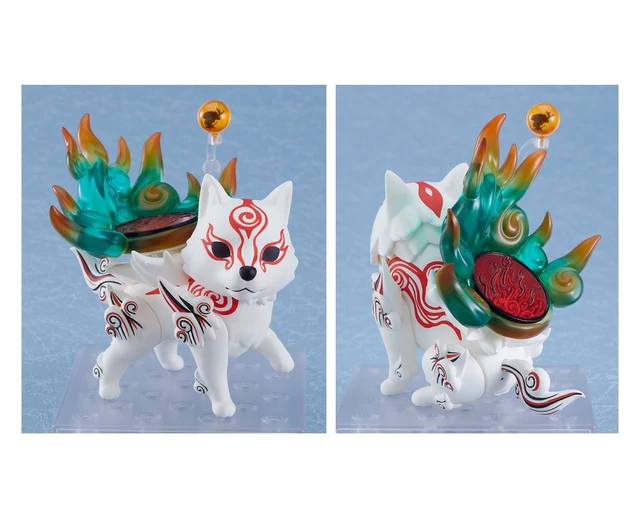 Alt view image 2 of 6 - Nendoroid Shiranui (First Edition) w/ Sparrow & Food Bowl - Okami