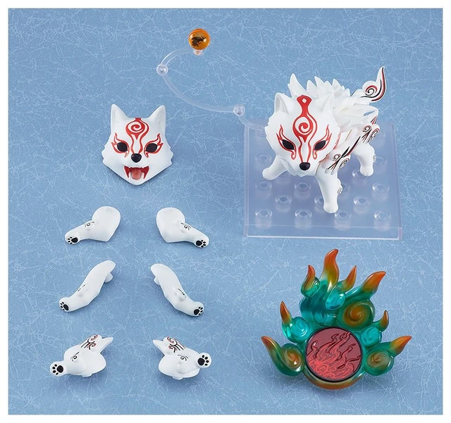 Alt view image 4 of 6 - Nendoroid Shiranui (First Edition) w/ Sparrow & Food Bowl - Okami