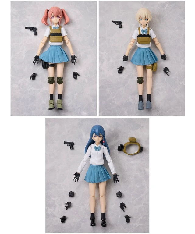 Alt view image 2 of 7 - figma Little Armory Armed JK Variant D, E, F & Loadout Set 2 (4-Set)