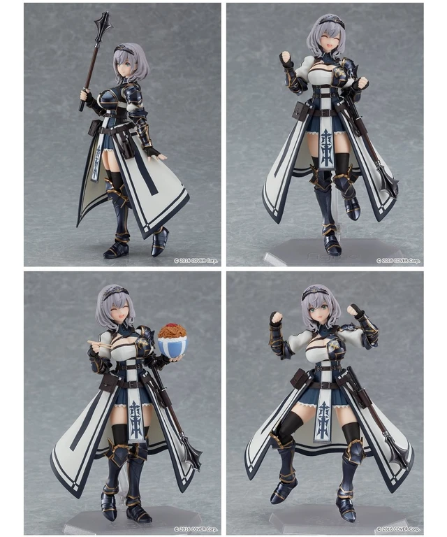 Alt view image 2 of 7 - figma Shirogane Noel w/ Emblem Gyudon Bowl (Hololive Production)
