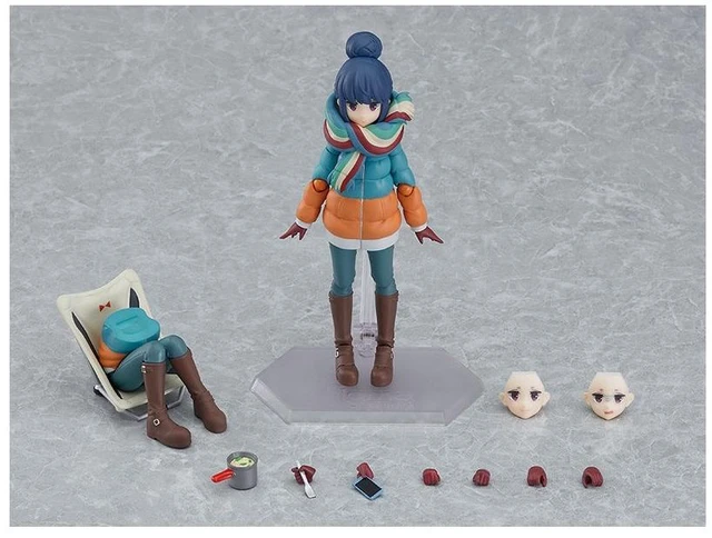 Alt view image 3 of 4 - figma Rin Shima w/ Bear Bun Hair Parts (Laid-Back Camp)