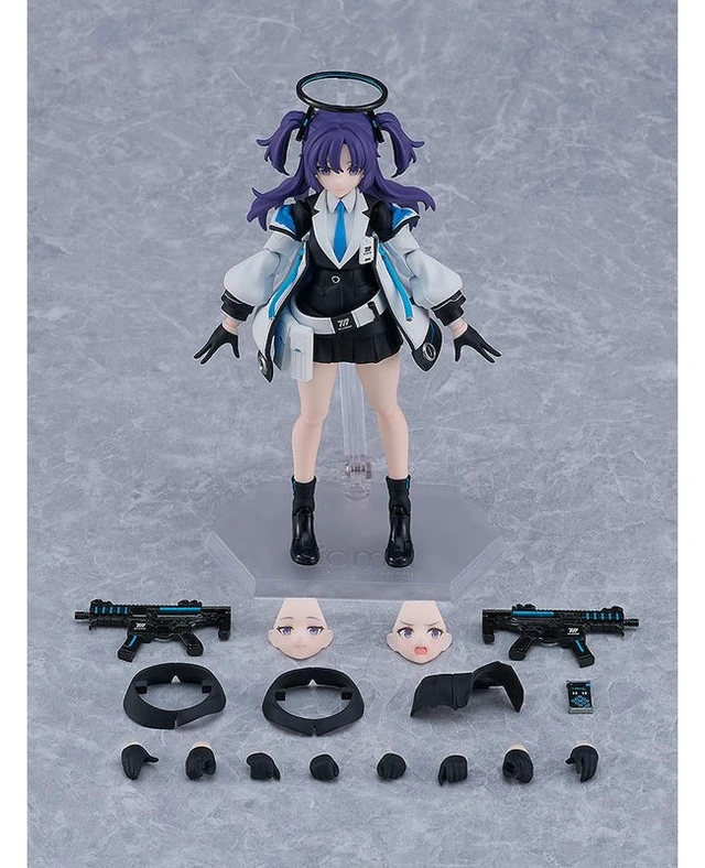 Alt view image 6 of 7 - figma Yuuka Hayase (First Edition) w/ Closed Eyes Part - Blue Archive