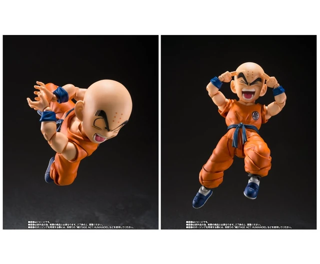 Alt view image 3 of 6 - S.H.Figuarts Krillin -Son Goku's Best Friend- (Dragon Ball Z)