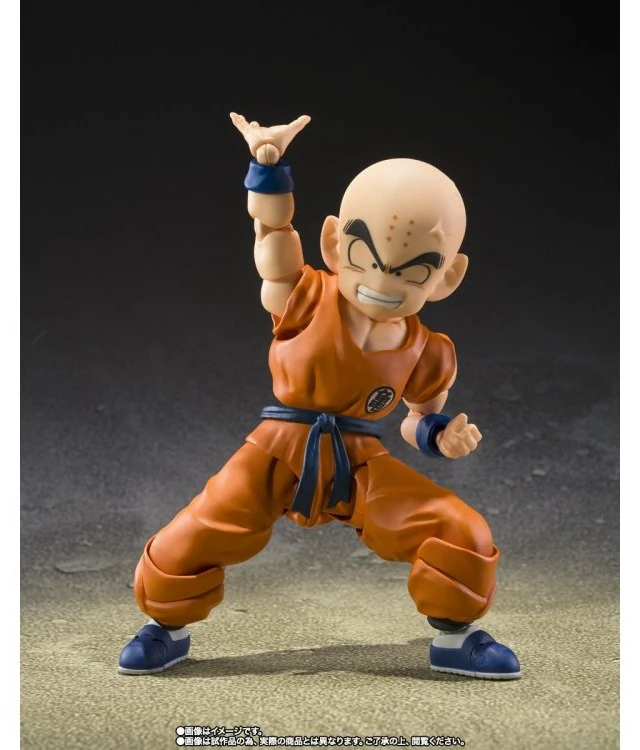 Alt view image 2 of 6 - S.H.Figuarts Krillin -Son Goku's Best Friend- (Dragon Ball Z)