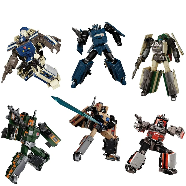 Alt view image 2 of 7 - Transformers Masterpiece MPG Trainbot 6-Figure Set (Raiden)