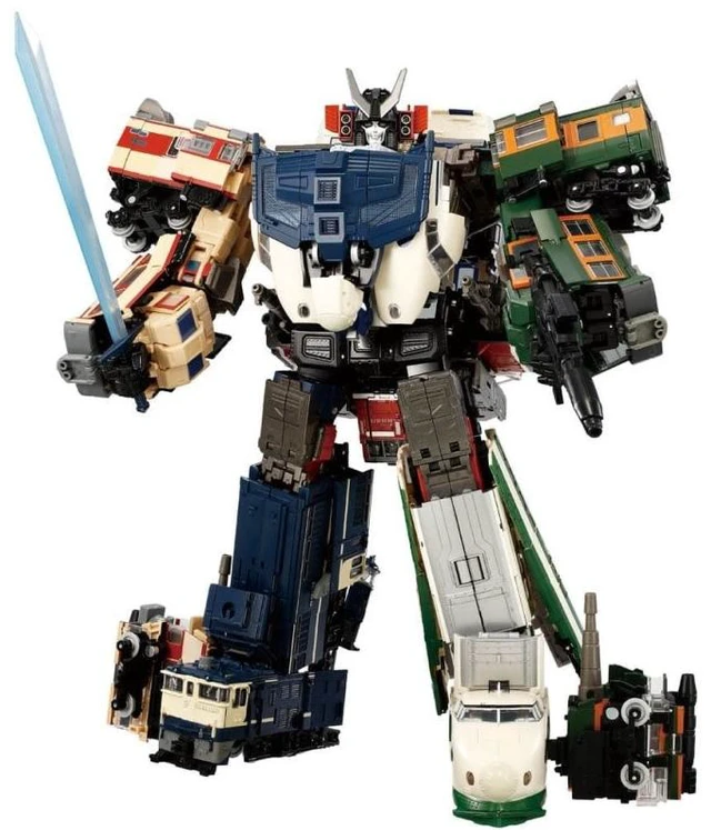 Main image of Transformers Masterpiece MPG Trainbot 6-Figure Set (Raiden)