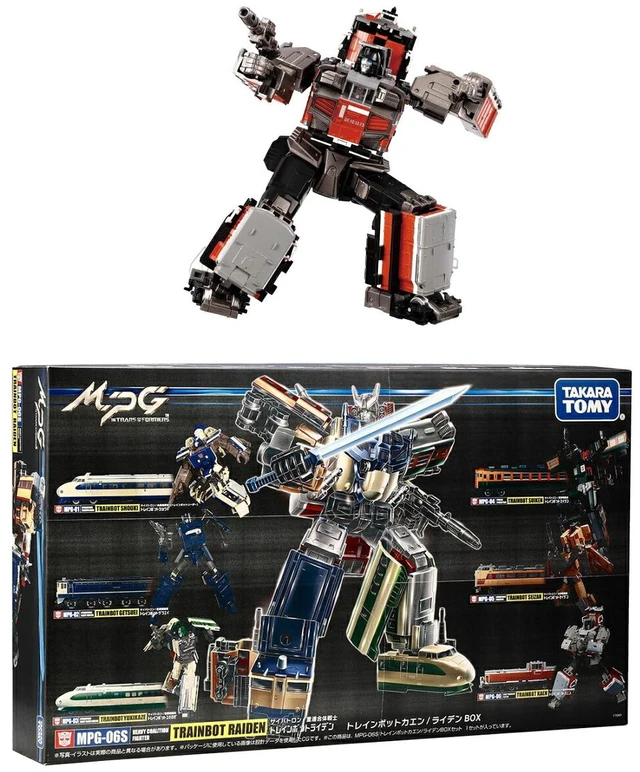 Main image of Transformers Masterpiece MPG-06S Trainbot Kaen / Raiden Box Set