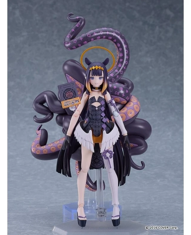 Alt view image 2 of 7 - figma Ninomae Ina'nis (Hololive Production) w/ Takodachi (Alt Face)