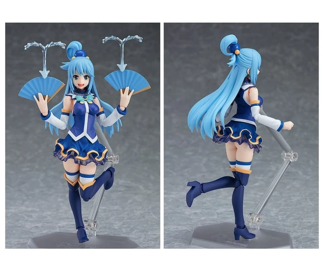 Alt view image 2 of 5 - figma Aqua (2nd Re-release) w/ Nihera Face - KonoSuba 3