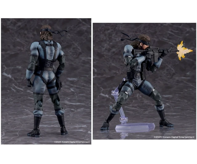 Alt view image 3 of 7 - figma Solid Snake MGS2 ver. Updated Edition (Metal Gear Solid 2)