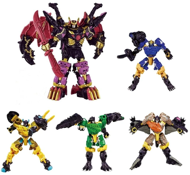 Main image of Transformers Wild King 5-Piece Set: World Dragnus & Dragnite Series