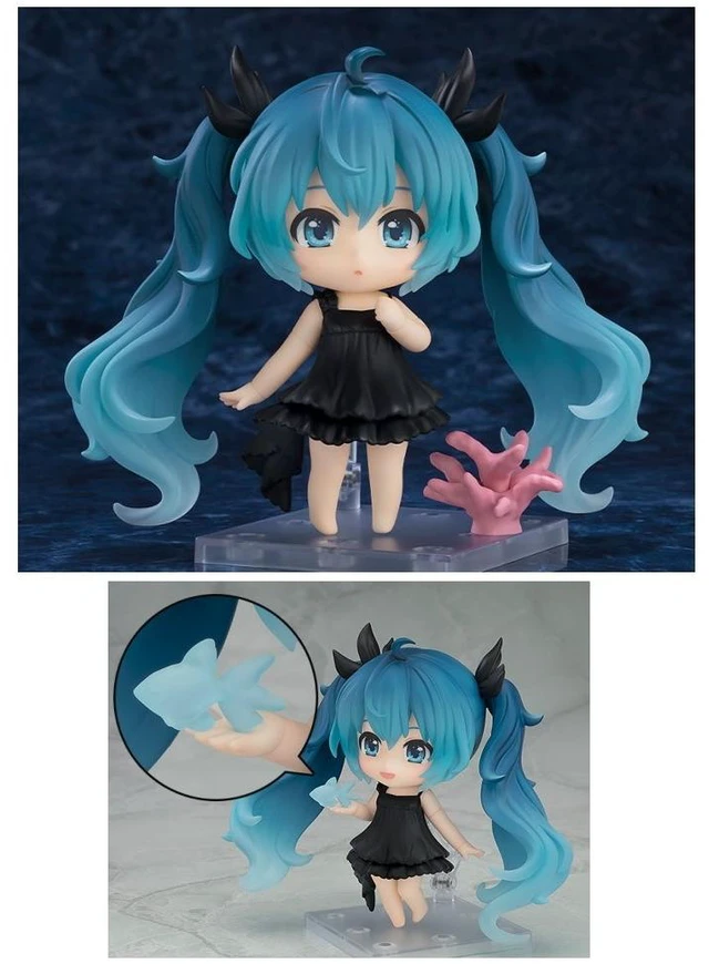 Main image of Nendoroid Hatsune Miku: Deep Sea Girl Ver. (with Fish + Wrist Parts)