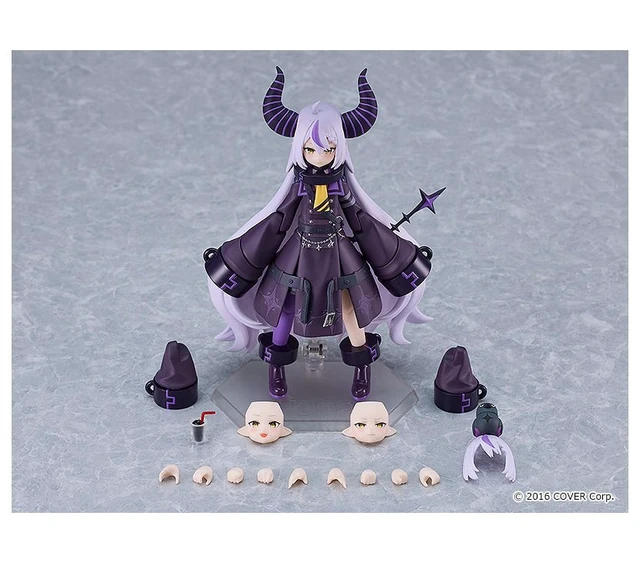 Alt view image 4 of 5 - figma Laplus Darkness w/ Closed-Eyes Smiling Face (Hololive Production)