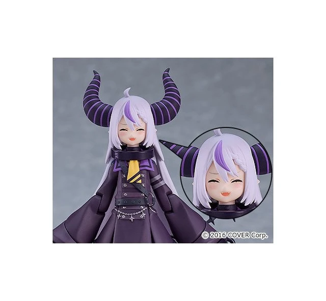 Alt view image 5 of 5 - figma Laplus Darkness w/ Closed-Eyes Smiling Face (Hololive Production)