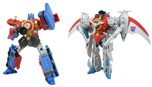Main image of Transformers Timelines Hearts of Steel Optimus Prime & Starscream