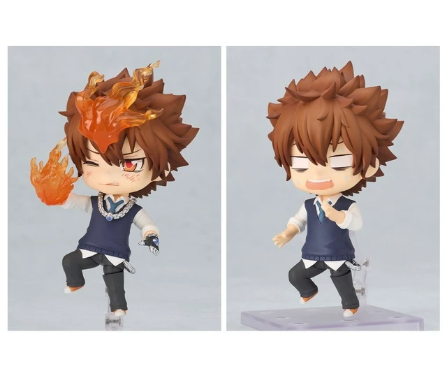 Alt view image 3 of 6 - Nendoroid Tsuna Sawada 2.0 w/ X-Gloves Parts (Reborn!)