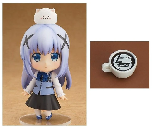Main image of Nendoroid Chino: Is the Order a Rabbit? (Re-release) w/ Latte Art Coffee