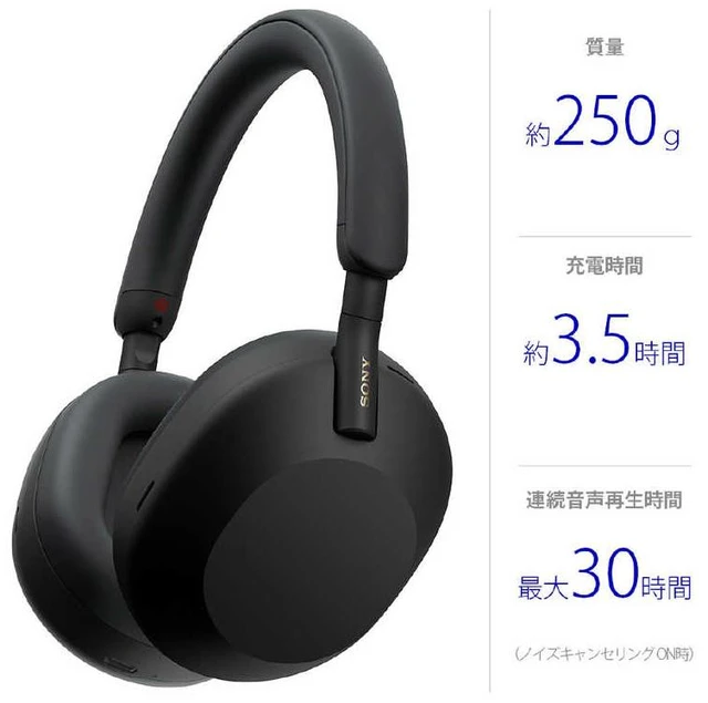 Alt view image 2 of 7 - Japan Sony WH-1000XM5 Wireless Noise Canceling Headphones