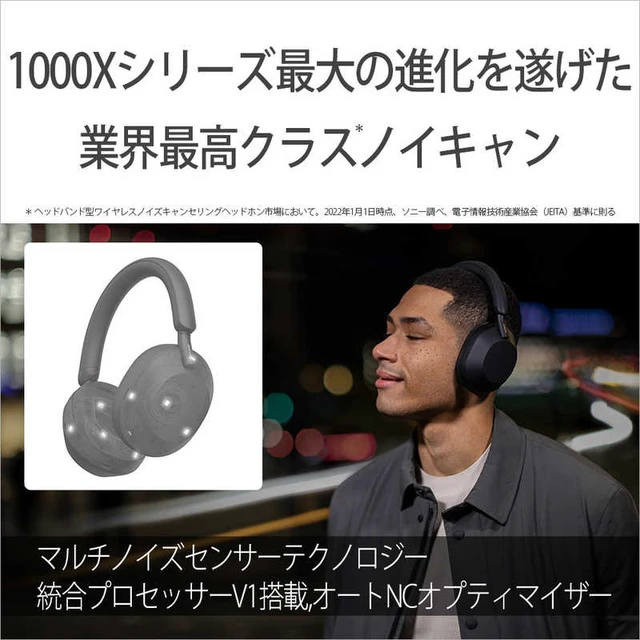 Alt view image 3 of 7 - Japan Sony WH-1000XM5 Wireless Noise Canceling Headphones Platinum Silver