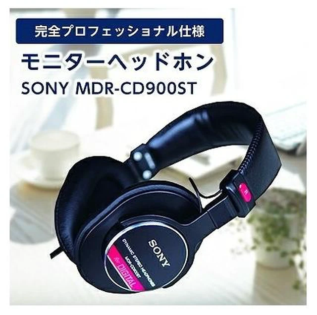 Alt view image 7 of 7 - Japan Sony MDR-CD900ST Monitor Headphones