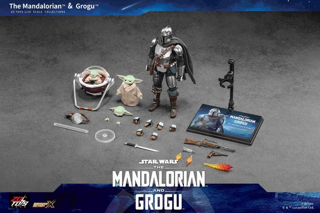 Alt view image 2 of 6 - Japan Star Wars Action Figure: The Mandalorian & Grogu