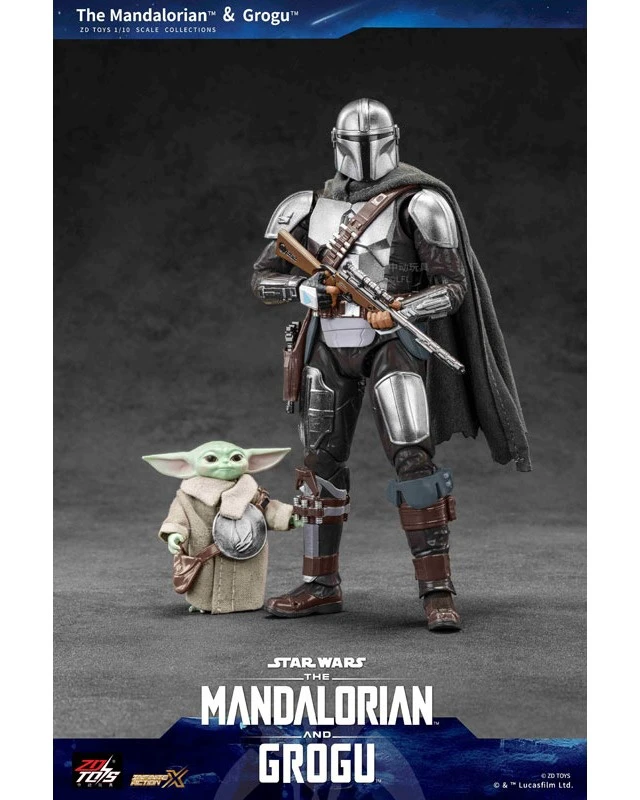 Alt view image 4 of 6 - Japan Star Wars Action Figure: The Mandalorian & Grogu