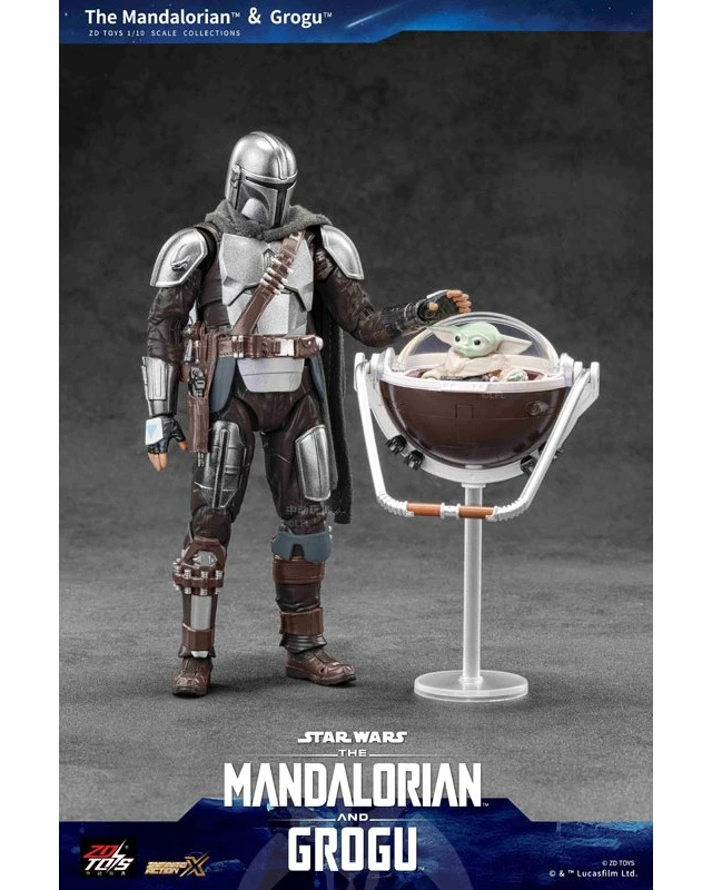 Alt view image 5 of 6 - Japan Star Wars Action Figure: The Mandalorian & Grogu