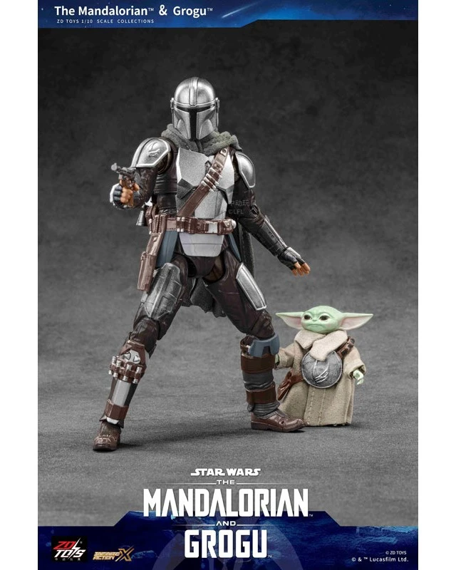 Alt view image 6 of 6 - Japan Star Wars Action Figure: The Mandalorian & Grogu