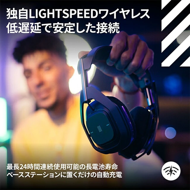 Alt view image 4 of 7 - Japan Logicool G ASTRO A50 X LIGHTSPEED Wireless Headset White
