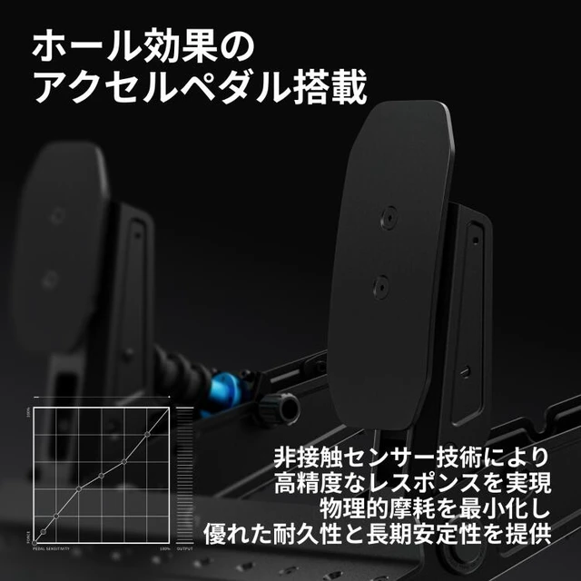 Alt view image 3 of 5 - Japan Logicool G RS Pedals with Load Cell Brake GRS-PEDALS