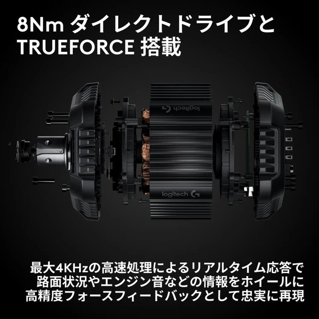 Alt view image 2 of 4 - Japan Logicool G RS50 BASE 8 Nm Direct Drive Racing Wheel Base