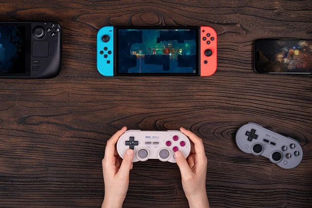 Alt view image 2 of 3 - Japan 8BitDo SN30 Pro Bluetooth Controller Hall Effect Gray