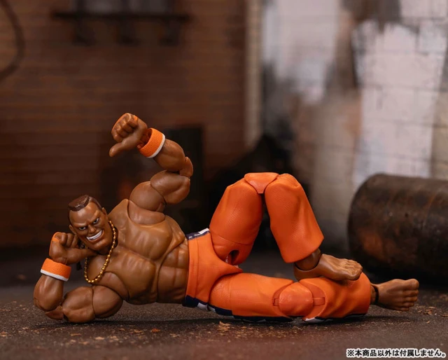 Alt view image 6 of 6 - Japan Street Fighter 1/12 Scale Action Figure Dee Jay