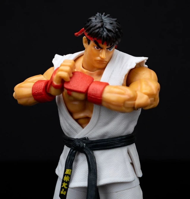 Alt view image 2 of 6 - Japan Street Fighter 1/12 Scale Action Figure Ryu