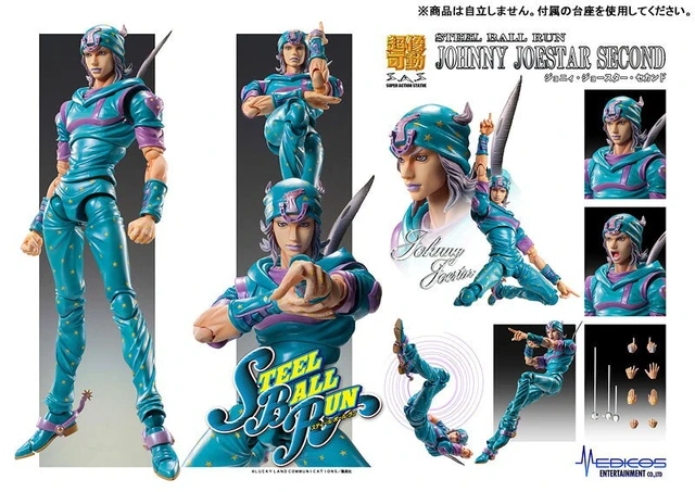 Alt view image 2 of 6 - Japan Super Action Statue JoJo's Bizarre Adventure Part 7 Johnny Joestar Second