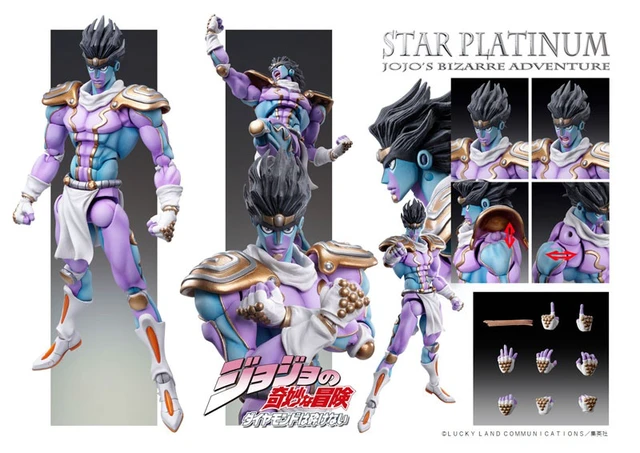 Alt view image 6 of 6 - Japan Super Action Statue JoJo's Bizarre Adventure Part 4 Star Platinum Complete
