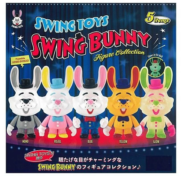 Main image of Japan SWING TOYS SWING BUNNY Figure Collection Set of 5