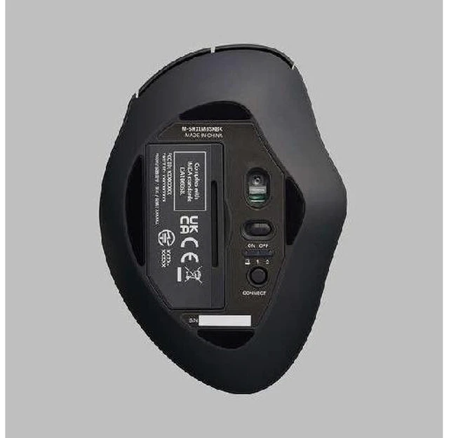 Alt view image 5 of 5 - Japan ELECOM M-SH11MBSKXBK Black USB Wireless Bluetooth 3-Button Mouse S Size