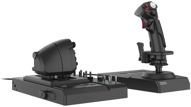 Alt view image 2 of 7 - Japan HORI HOTAS Flight Control System & Mount for PC