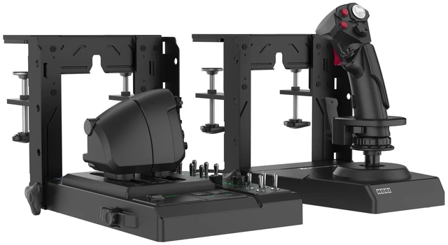 Alt view image 4 of 7 - Japan HORI HOTAS Flight Control System & Mount for PC