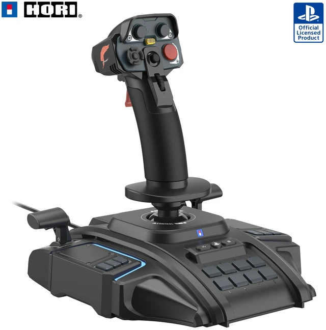 Main image of Japan HORI Flight Stick for PS5 PS4 PC ACE COMBAT 8