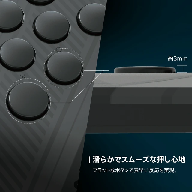 Alt view image 6 of 7 - Japan HORI NOLVA Reactor Mechanical All-Button Arcade Controller (Silent)